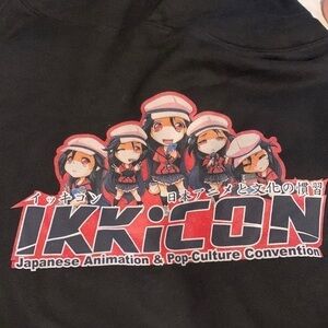 Ikkicon Japanese Animation & Pop Culture Convention hoodie size XL